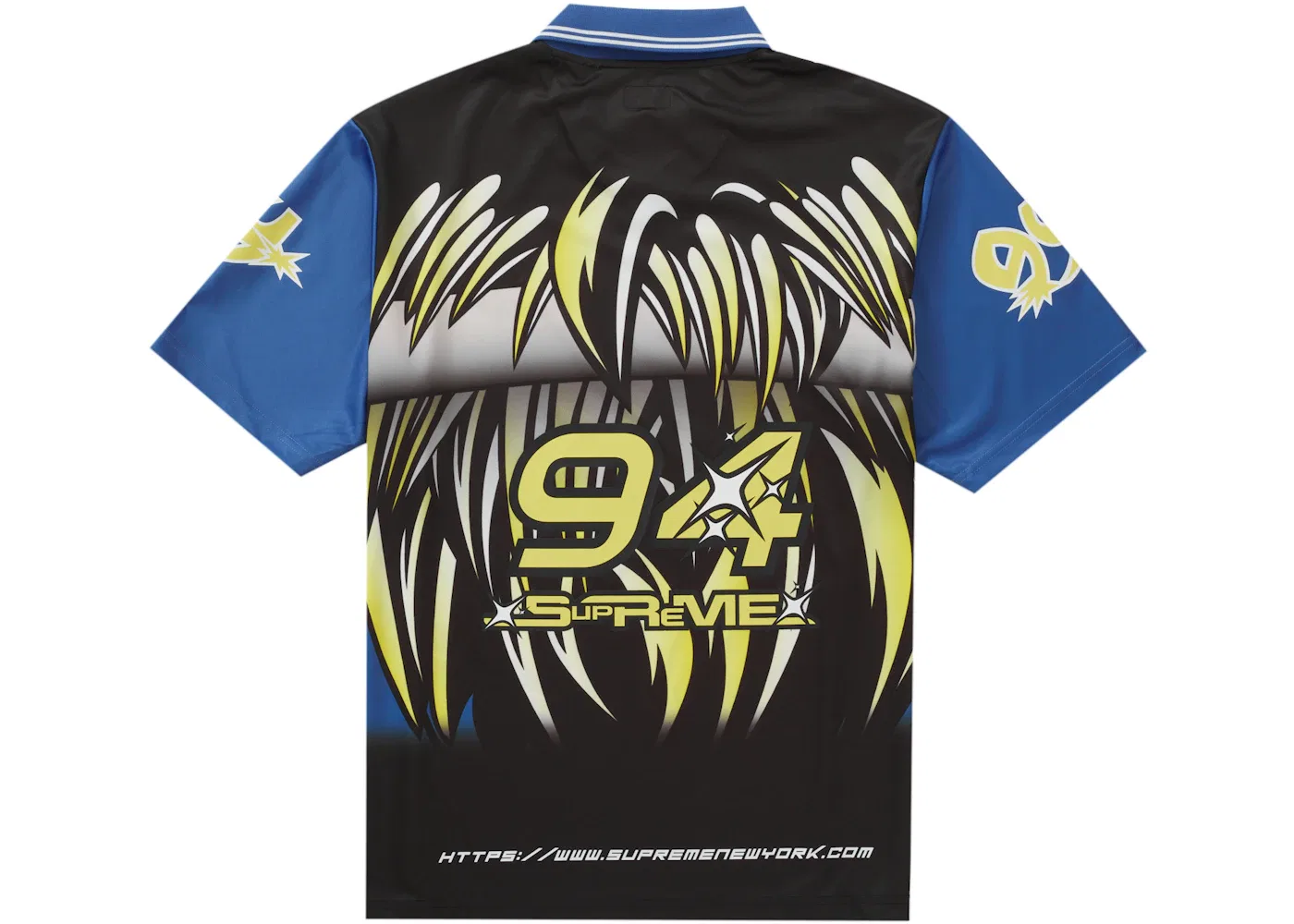 Мужская футбольная футболка Supreme Jersey, Синий — фото 2