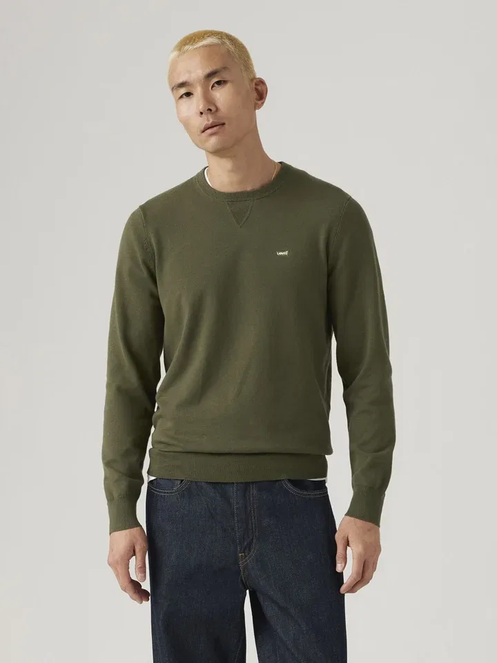 Мужской свободный пуловер Levi's, Khaki — фото 2