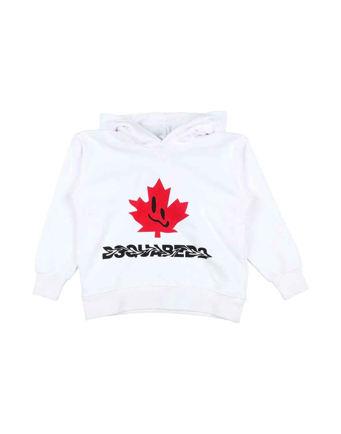 Подростковый свитшот с принтом Dsquared2, белый