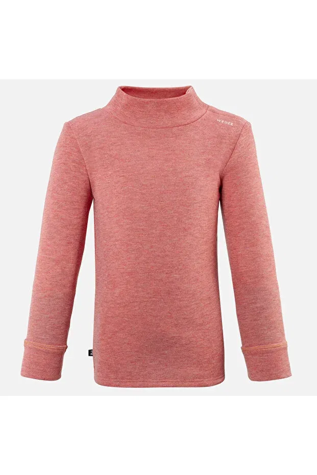 Детское термобелье для девочек с длинным рукавом Decathlon, Pink — фото 3
