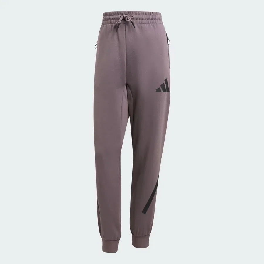 Женские спортивные брюки с принтом Z.N.E. adidas, Фиолетовый — фото 4