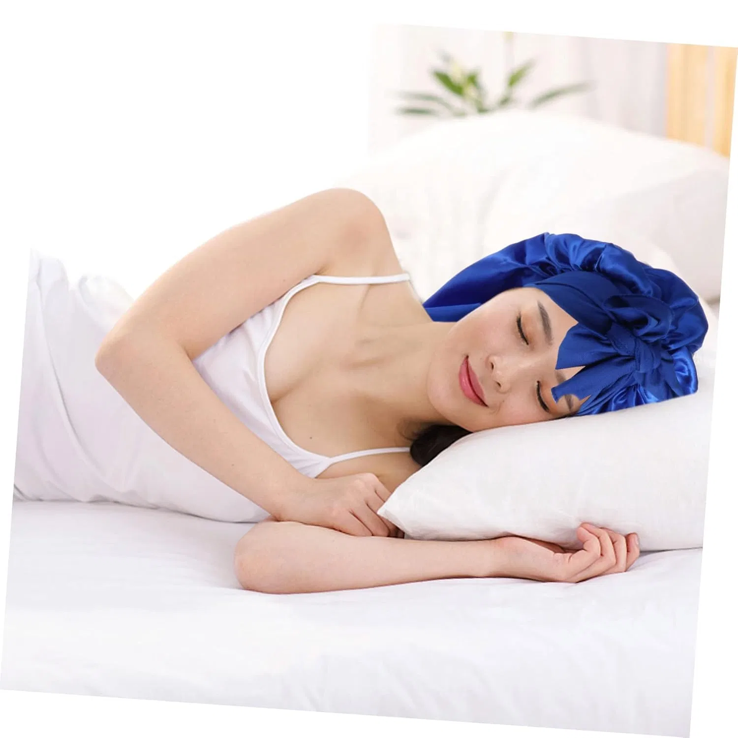 Шапочка для душа Satin Healeved, 77x32 см, Синий — фото 3