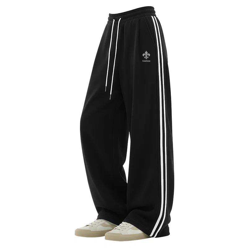 Детские спортивные штаны с контрастными лампасами, модель Color Blocked Side Stripe, Tonlion, Цвет: Темно-синий (Темно-серый) — фото 3