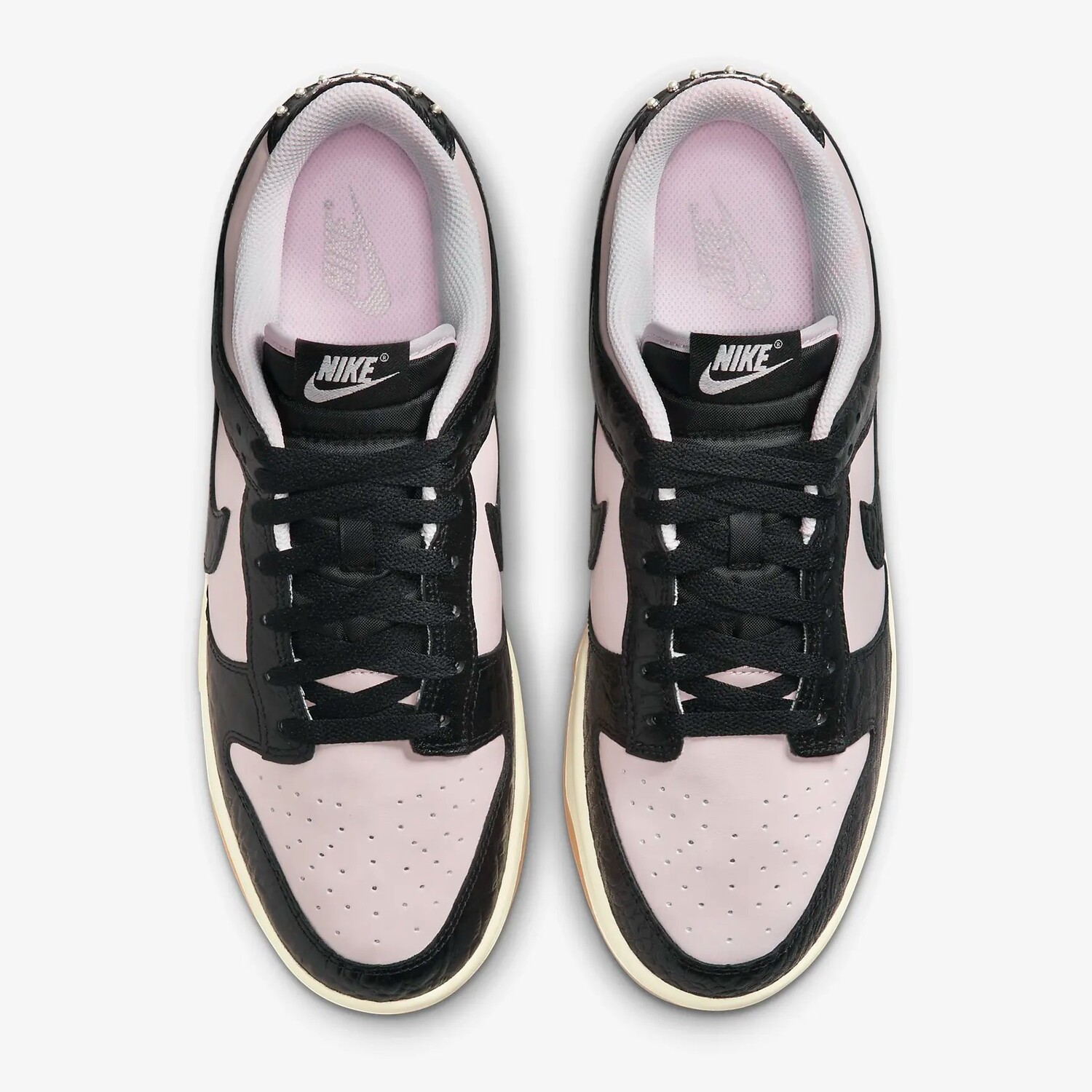 Кроссовки мужские Nike Dunk Low Retro, черный/платиновый — фото 3
