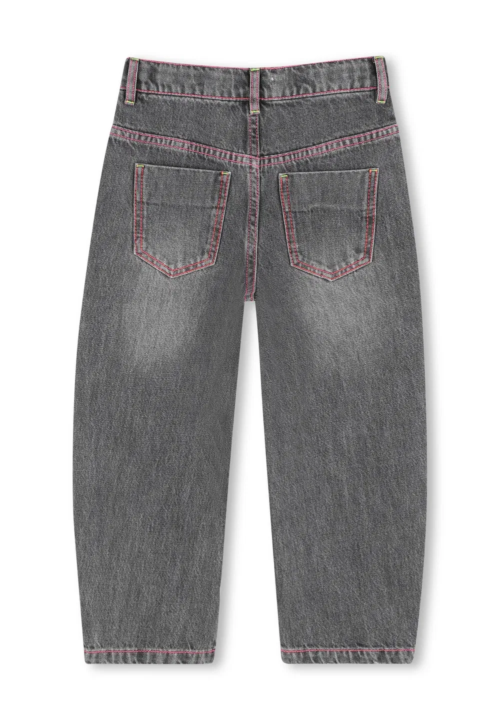 Джинсовые брюки для девочки - джинсы свободного кроя Billieblush, Denim Grey — фото 3