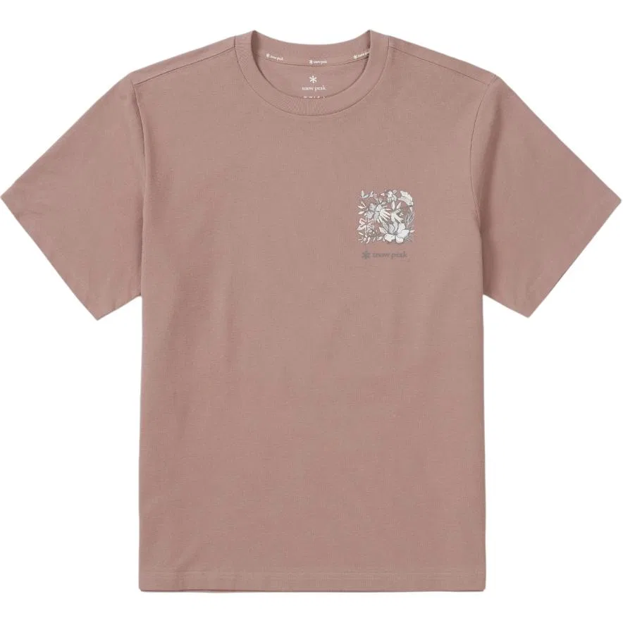 Детская футболка с длинным рукавом Sorona T Shirt Unisex Snow Peak, Dark Pink