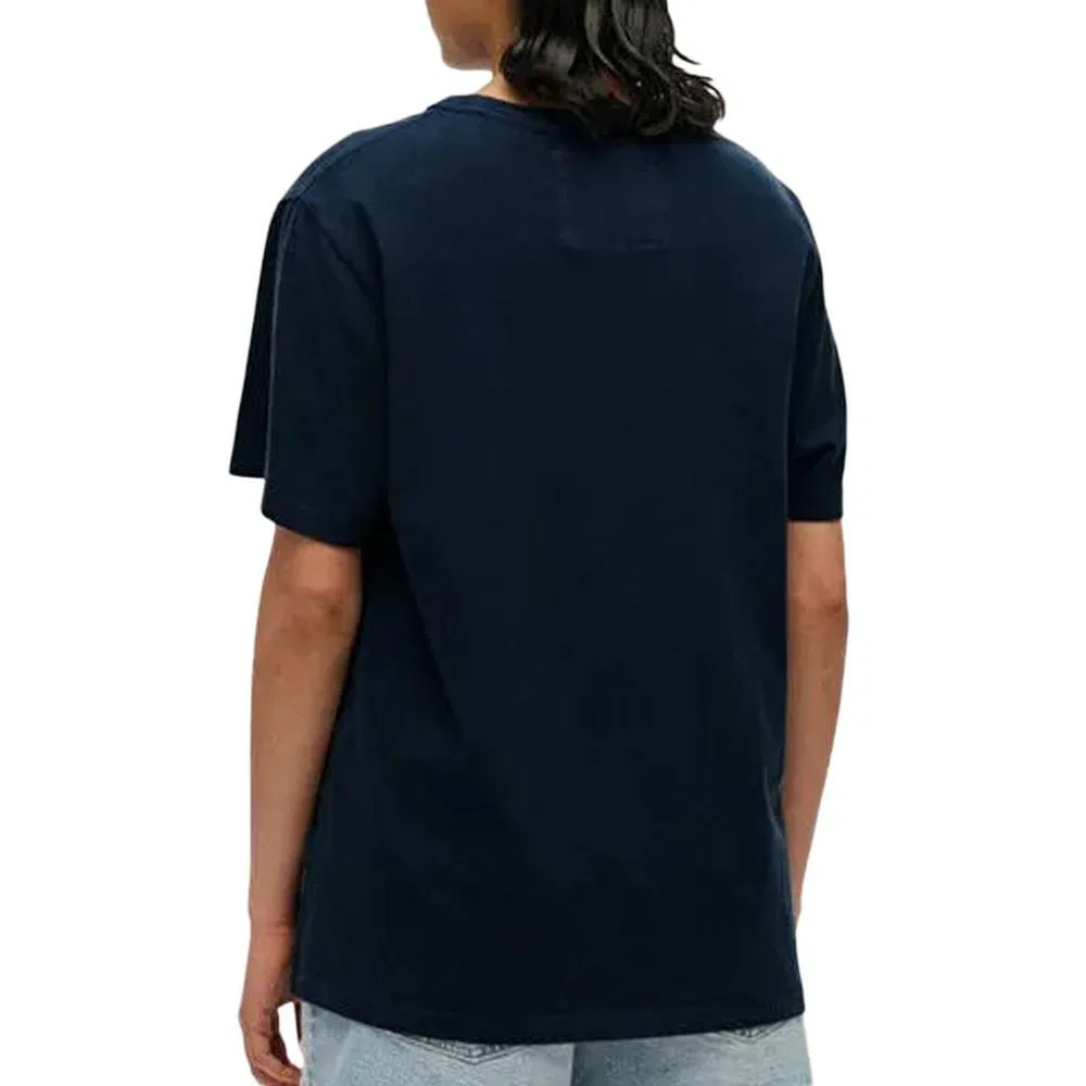 Женская футболка с принтом Athletic Tonal Superdry, Navyblau — фото 3