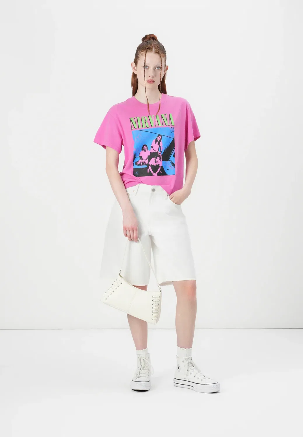 Шорты-Джорты - джинсовые шорты Gap, Optic White — фото 2