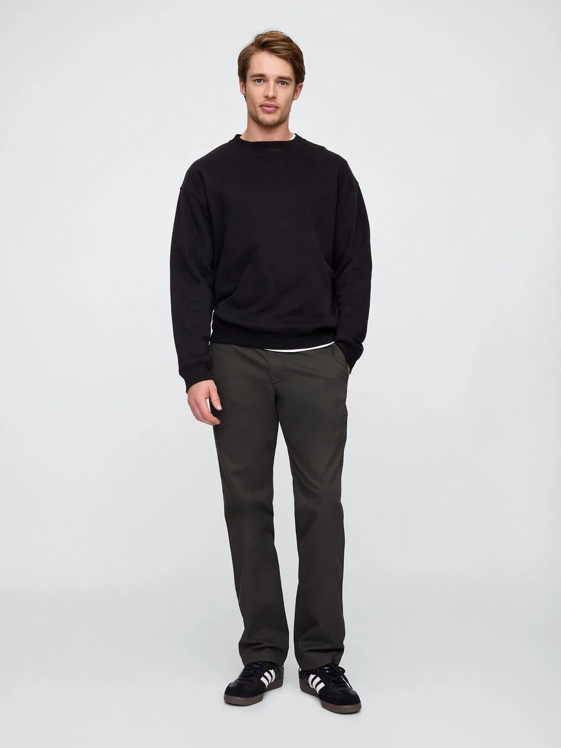 Чинос прямого кроя Gap Essential Straight, Charcoal