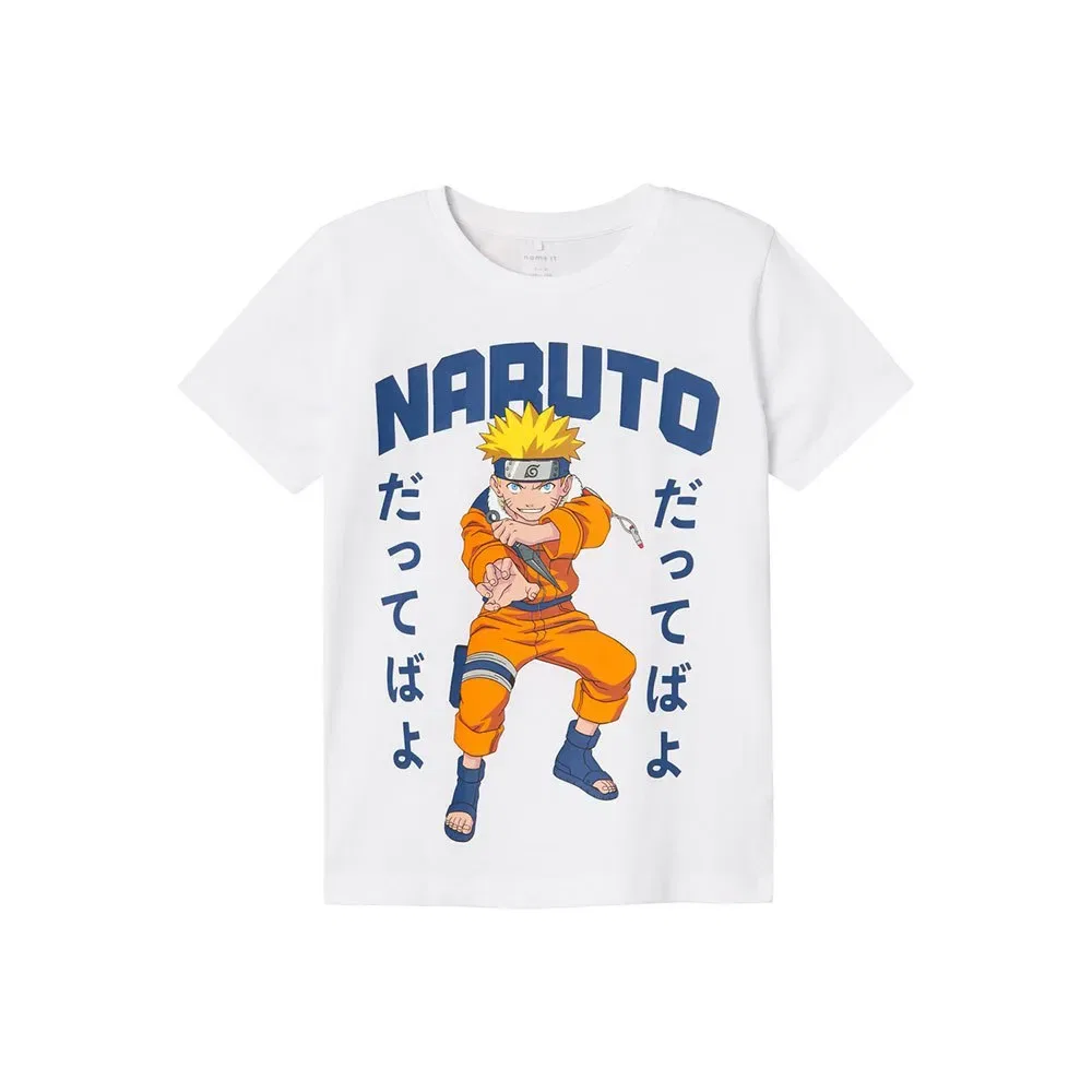 Футболка с коротким рукавом Naruto Name It, белый