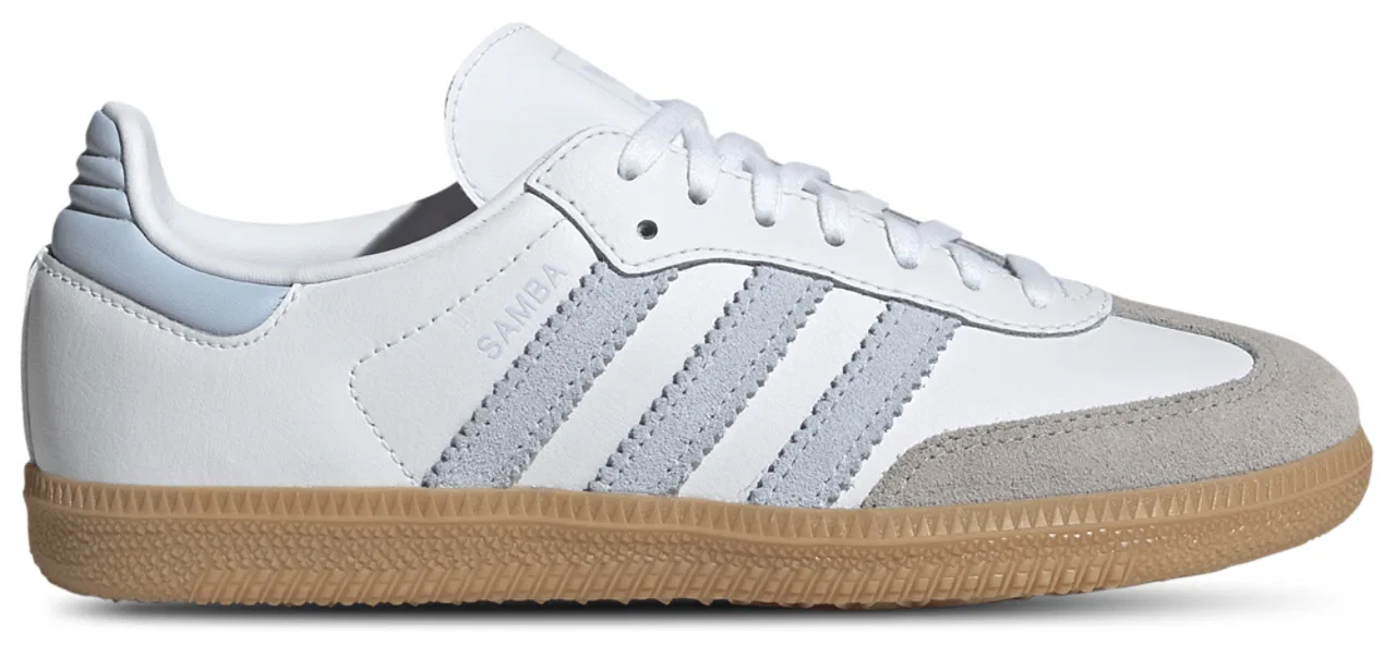 Кроссовки для мальчиков Samba Adidas, цвет White/Blue