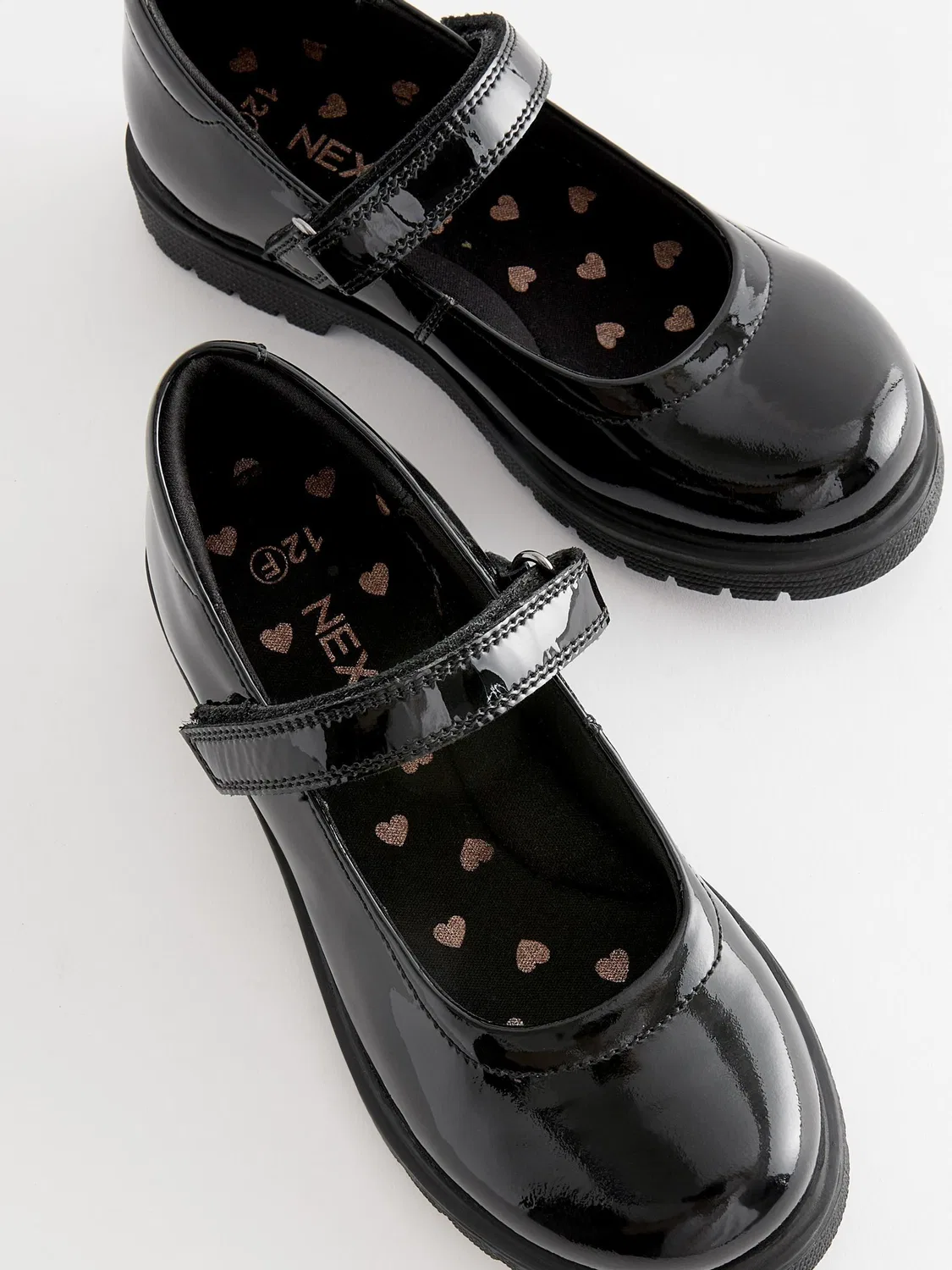 Туфли Мэри Джейн на широкую ногу, кожа Next, Black Patent — фото 4
