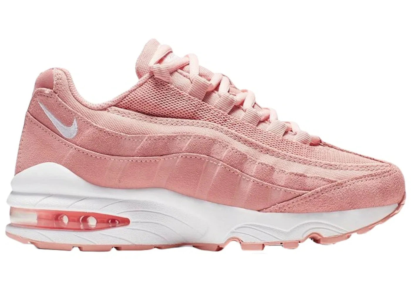 Детские кроссовки Lifestyle с моделью Nike Air Max 95 Nike, White/Coral Stardust