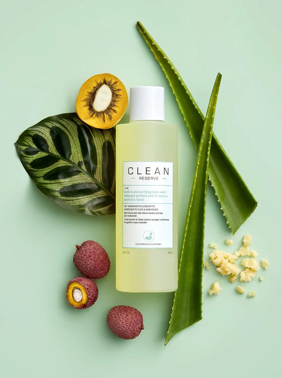 Гель для душа Purifying Body Wash, Clean, Buriti & Aloe, 70 г, Colourful — фото 4