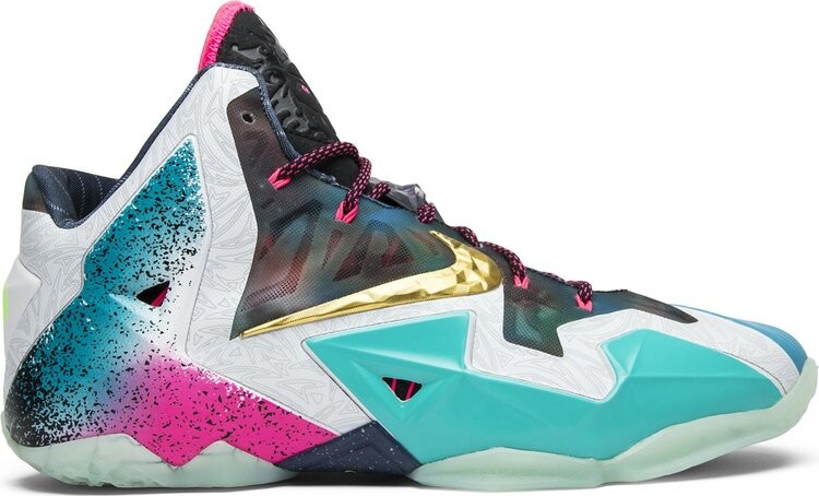 

Кроссовки Nike LeBron 11 Premium 'What The LeBron', многоцветный, Серый, Кроссовки Nike LeBron 11 Premium 'What The LeBron', многоцветный