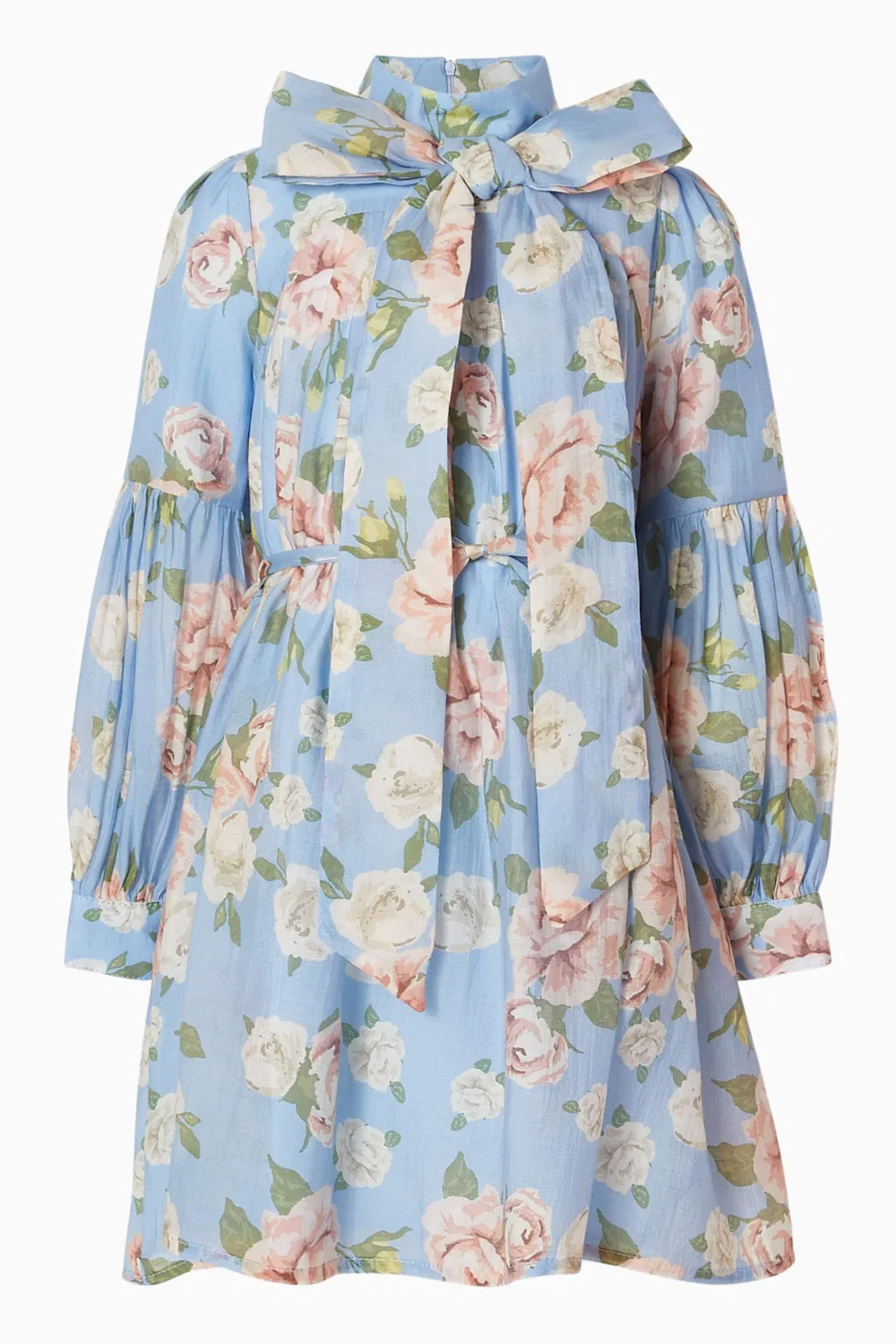 Платье с принтом винтажных роз Vintage Rose-Print MamaLuma