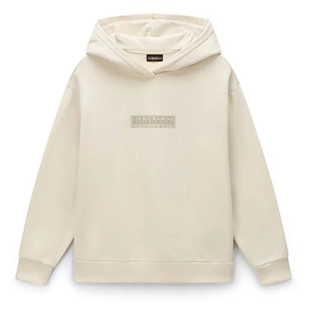 Детское худи для мальчиков New Box Logo Napapijri, Beige — фото 3