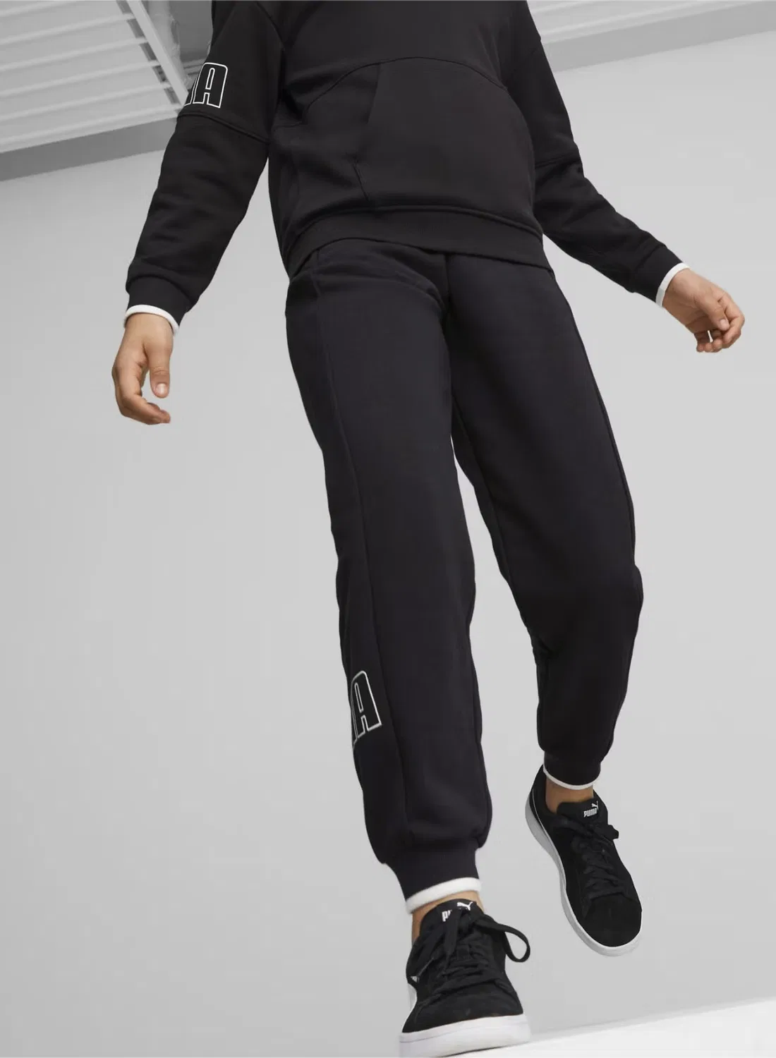 Спортивные штаны с завышенной талией Power Puma, черный — фото 3