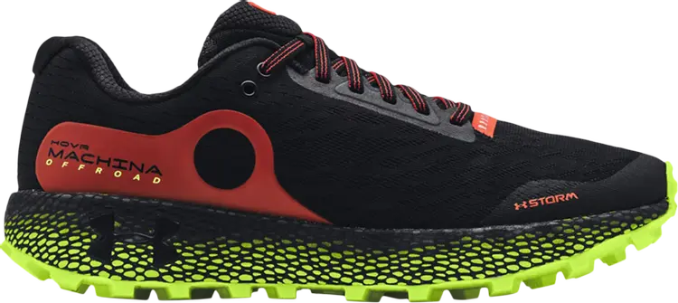 

Кроссовки Under Armour HOVR Machina Off Road Black High-Vis Yellow, черный
