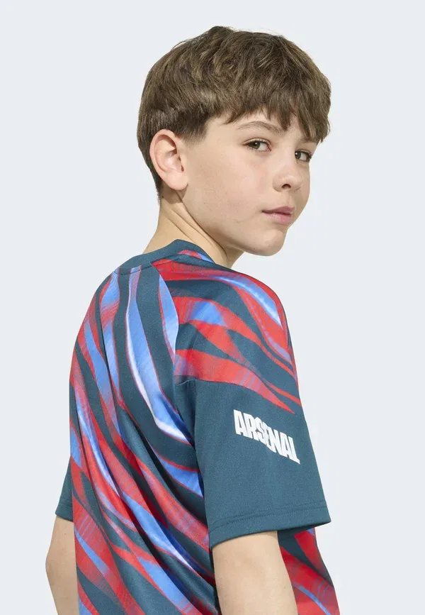 Футболка с принтом Adidas Performance, зеленый — фото 3