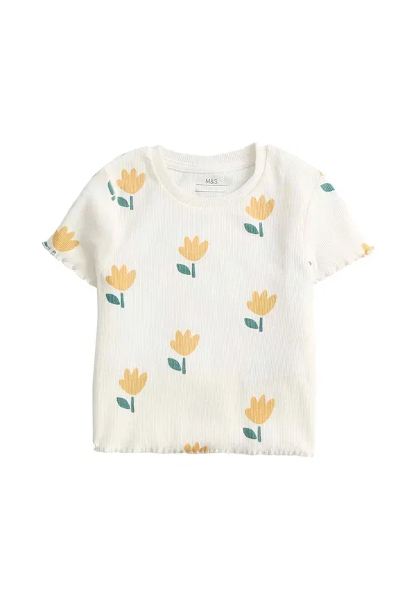 Комплект пижам с цветочным принтом Rich Floral Sets Marks & Spencer Mix, синий — фото 2