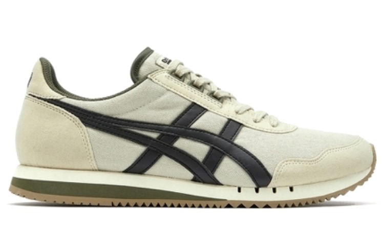 Кроссовки Onitsuka Tiger Dualio, кремовый/серый/зеленый — фото 4