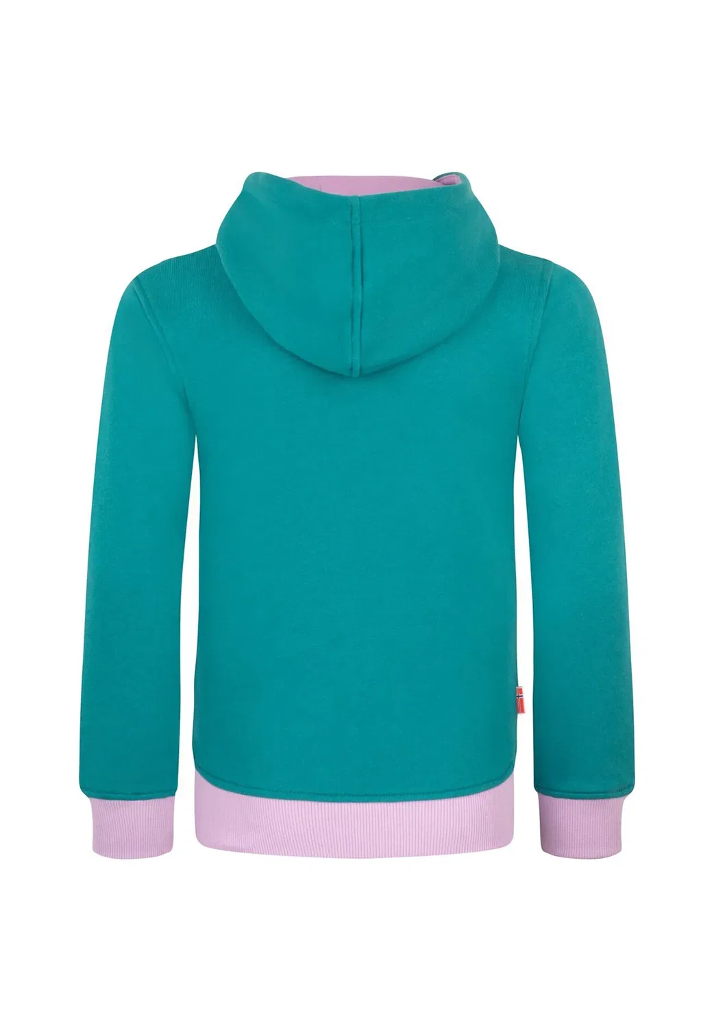 Детский свитер с троллем, унисекс - худи Trollkids, Ocean Green/Light Violet/Dusty Teal — фото 2