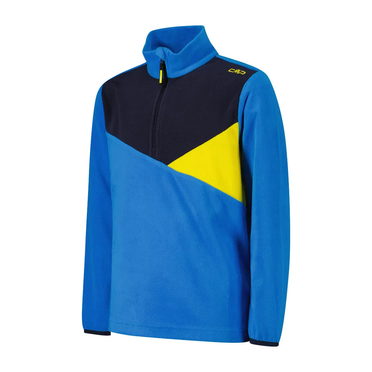 Детский свитшот для мальчиков с принтом Kid Sweat CMP, Konigsblau Navyblau Gelb — фото 3