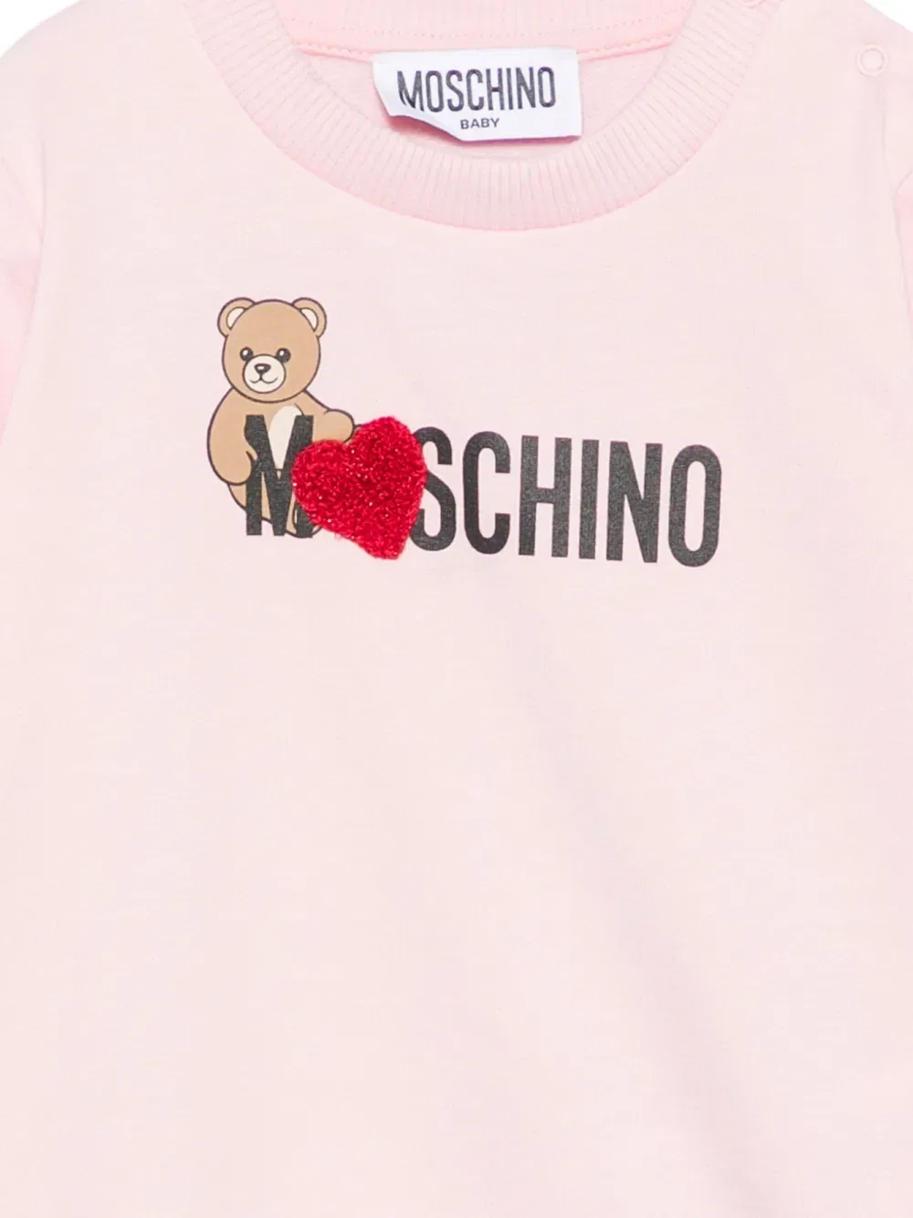 Свитер Moschino Kids, розовый — фото 2