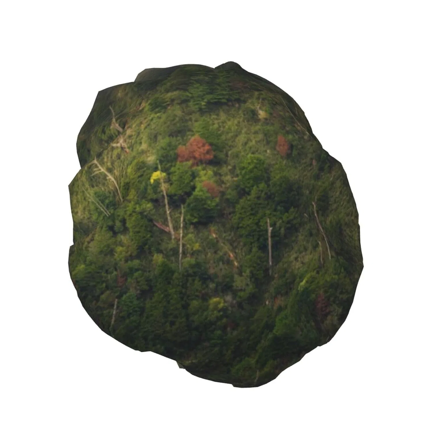 Шапочка для душа двойная водонепроницаемая FURLOU, Green Trees And Mangroves On The Hill — фото 2