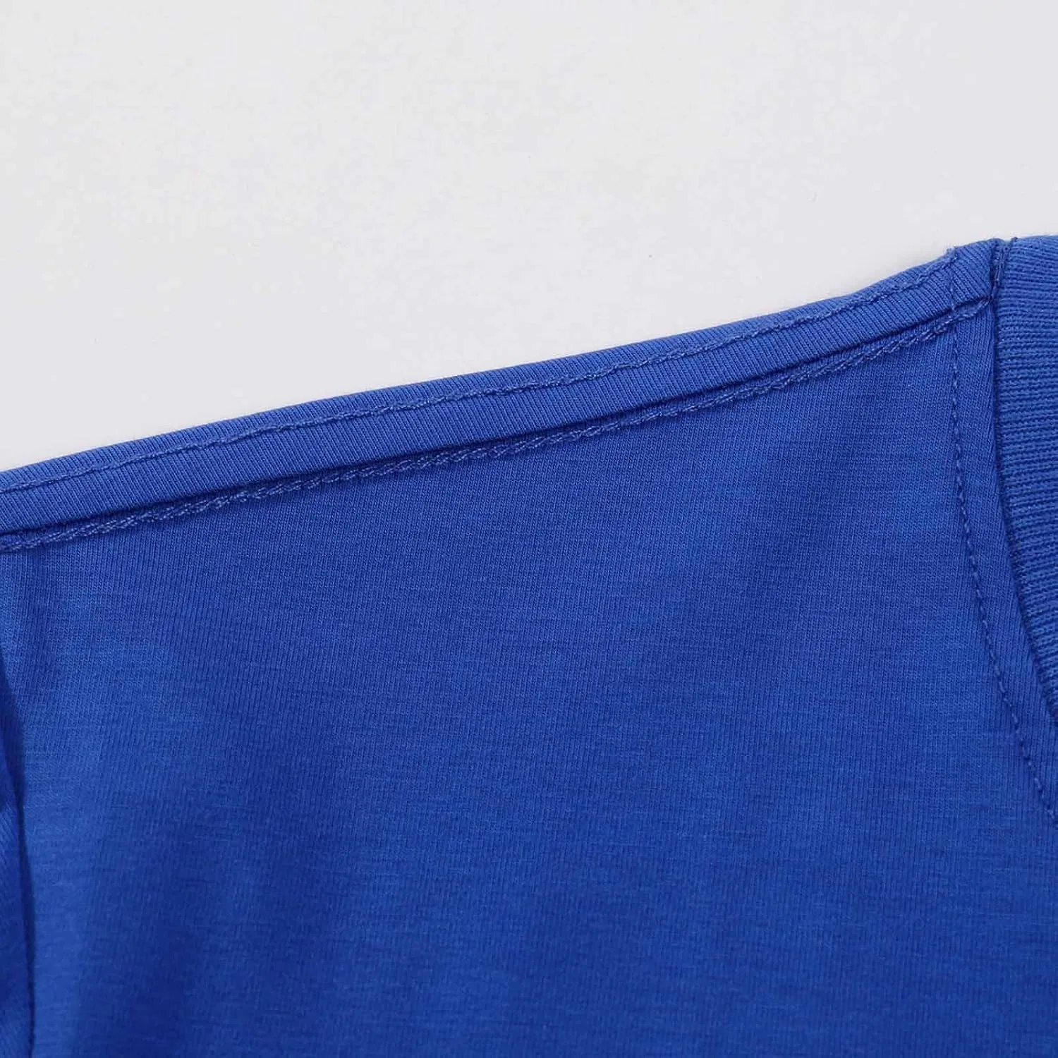 Мужская футболка с круглым вырезом slim fit, Blue — фото 4