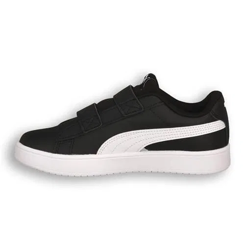 Детские кожаные кроссовки Rickie Classic Puma, Schwarz — фото 3