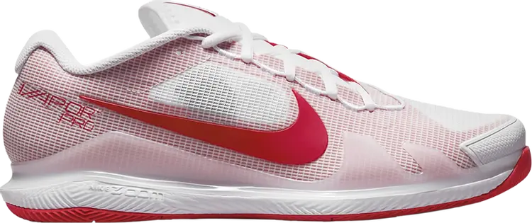 

Кроссовки Nike NikeCourt Air Zoom Vapor Pro 'White University Red', розовый