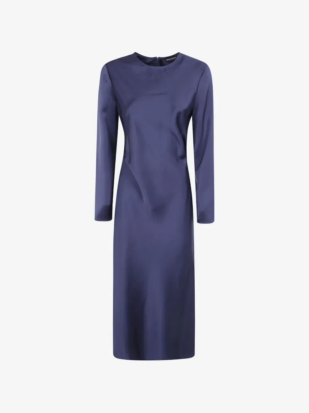 Длинное макси-платье EMPORIO ARMANI, синий