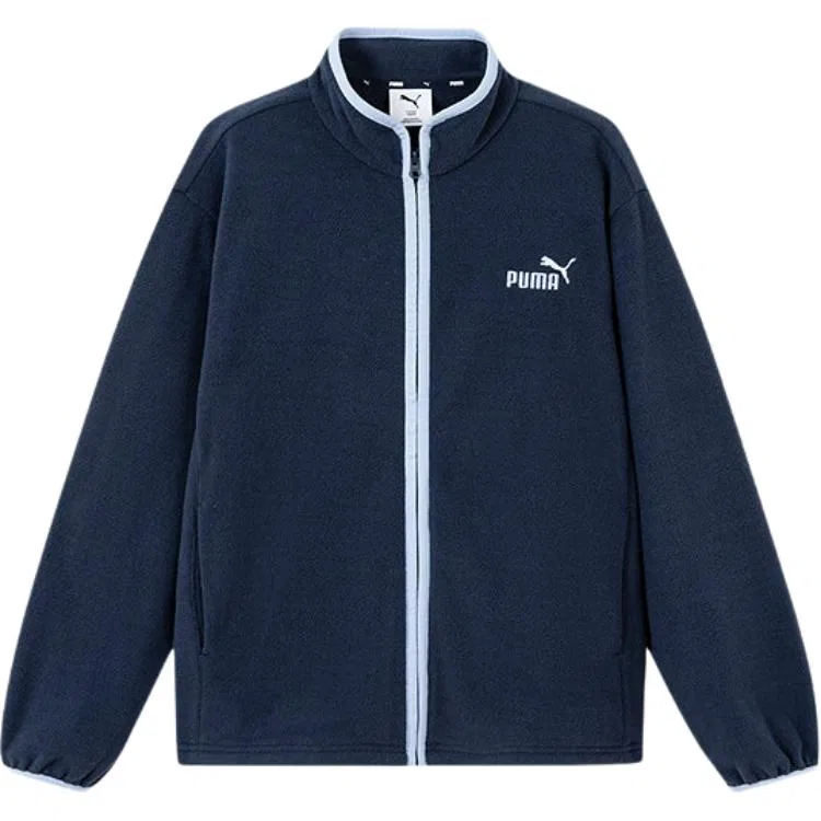 Детская куртка со стойкой, PUMA, Dark Blue