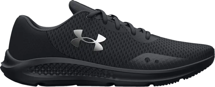 Кроссовки Under Armour Wmns Charged Pursuit 3 Black Metallic Silver, черный