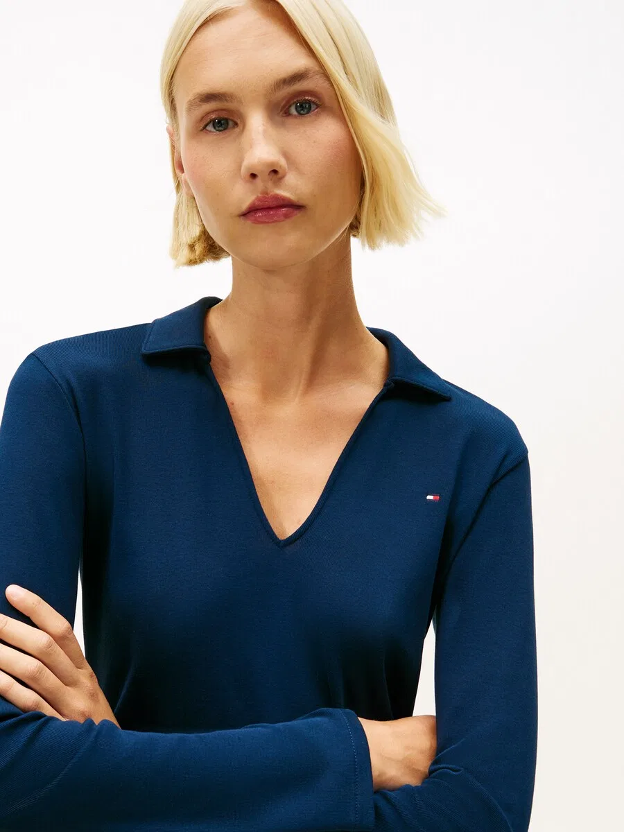 Футболка TOMMY HILFIGER 'Cody' цвета морской волны — фото 2