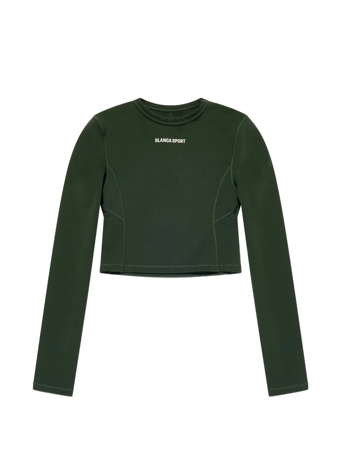 Комплект из топа и брюк с логотипом Blanca Sport Kids, зеленый — фото 3