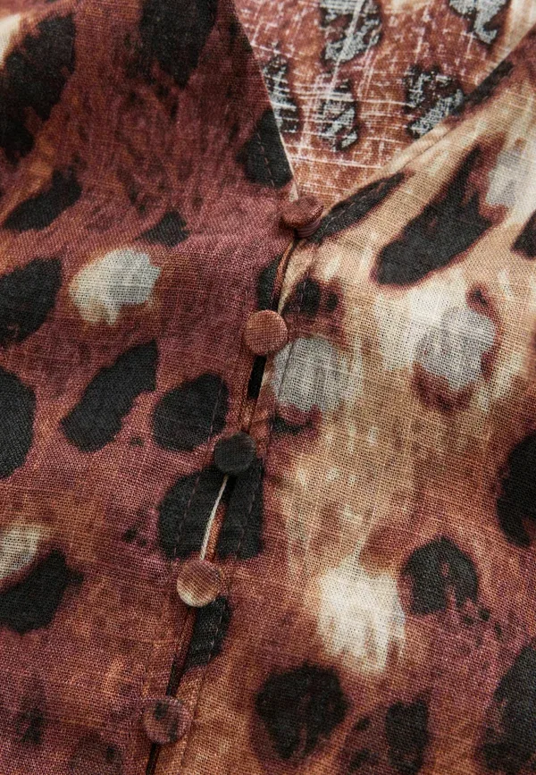Блуза с животным принтом Blouse Next, deer print — фото 2