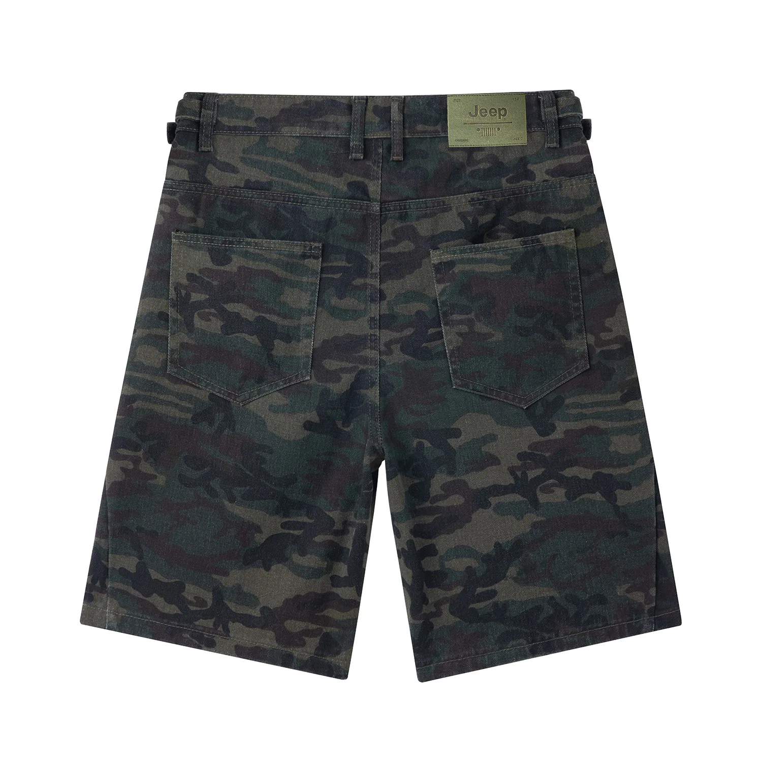 Детские джинсовые шорты с камуфляжным принтом Jeep, Camouflage — фото 3
