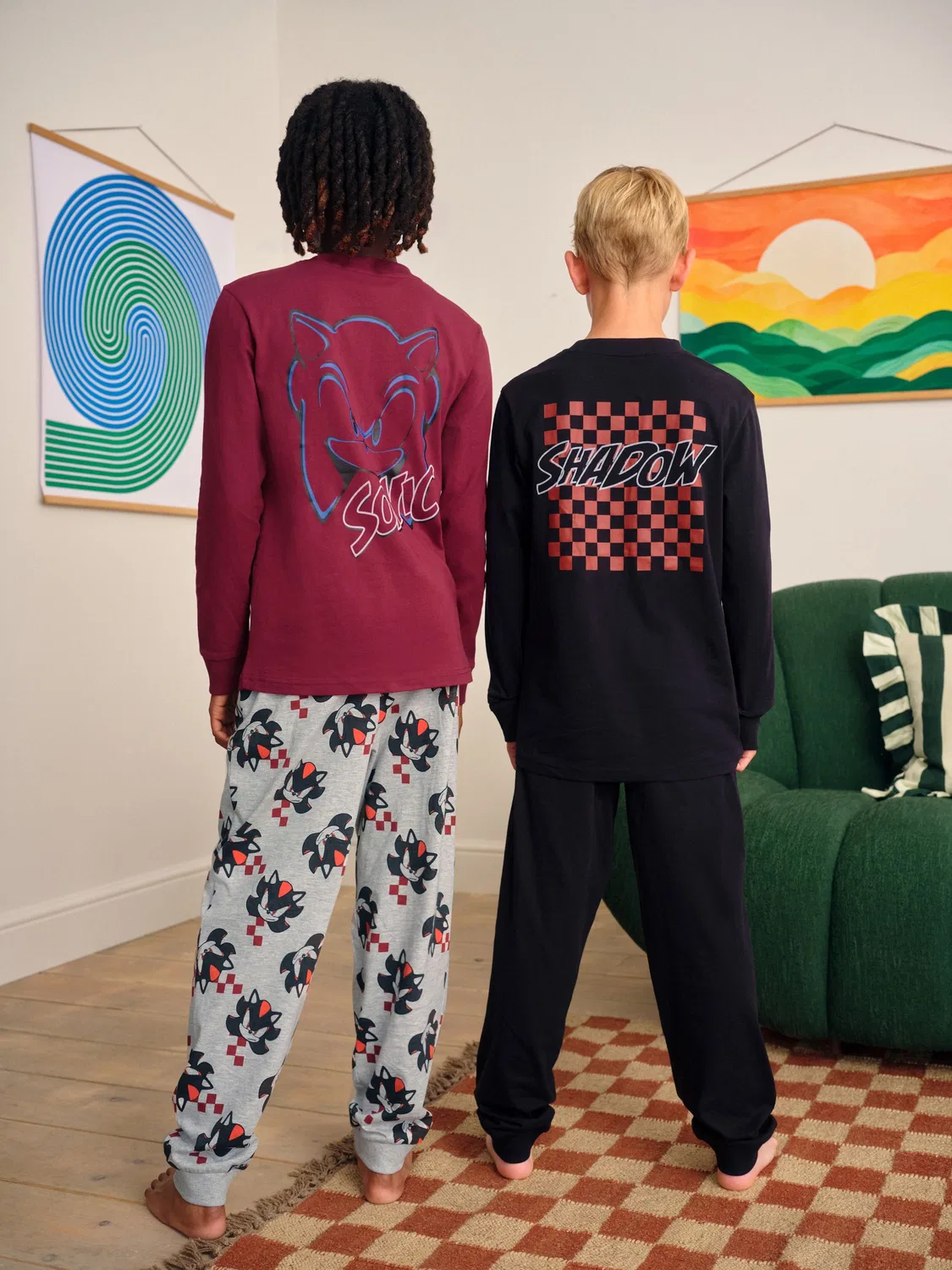 Пижама Multi Sonic Jogger Fit, 2 шт Next, мультиколор — фото 2