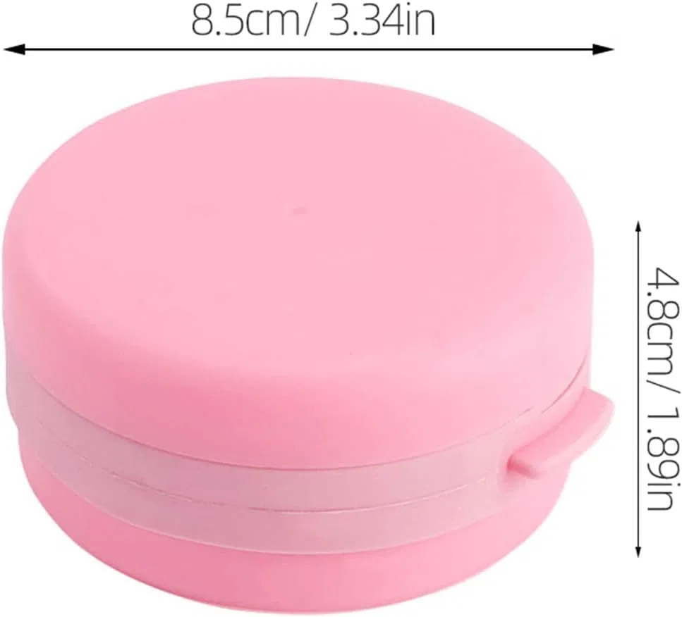 Силиконовая щетка для тела BELLIFFY, 1 шт, 8.5x8.5x4.8 см, Pink — фото 2