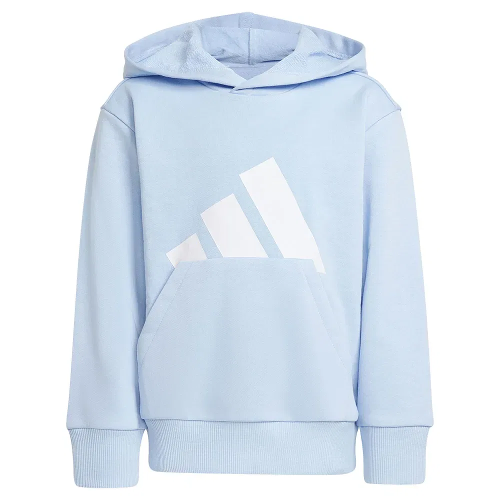 Худи Adidas Essentials Big Logo, синий — фото 3