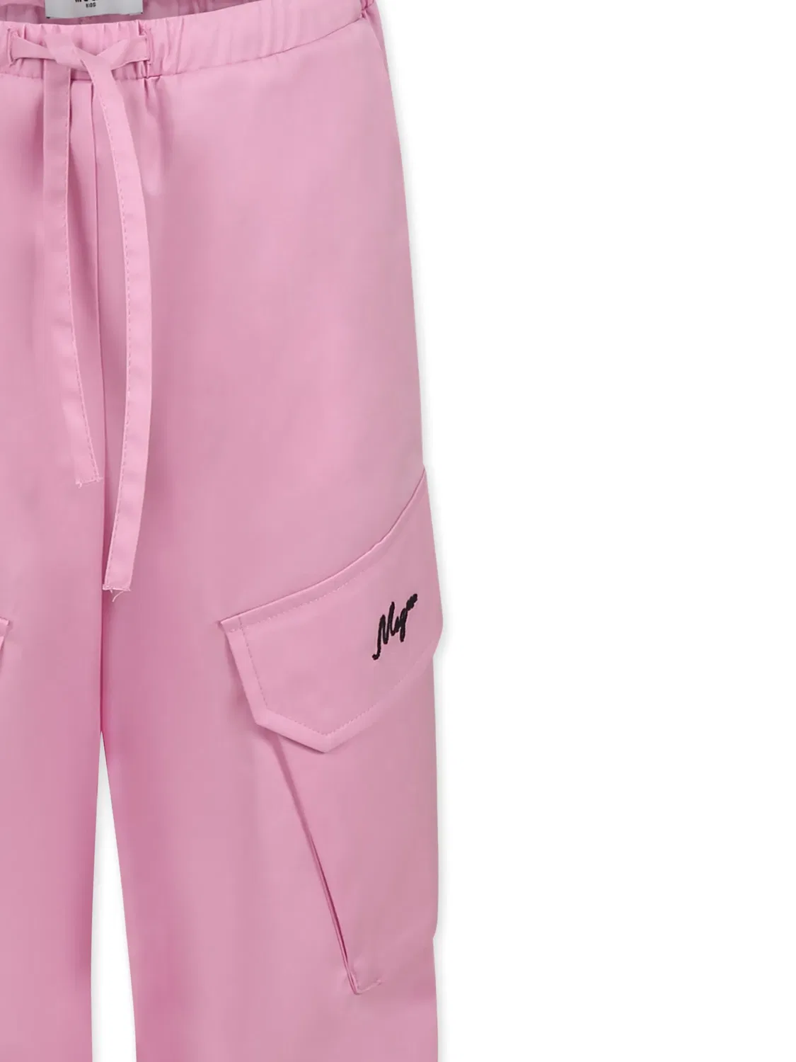MSGM Повседневные брюки для девочек розового цвета — фото 3