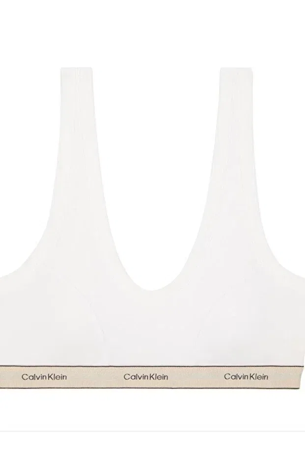 Женская бралетте с легкой подкладкой Calvin Klein, White