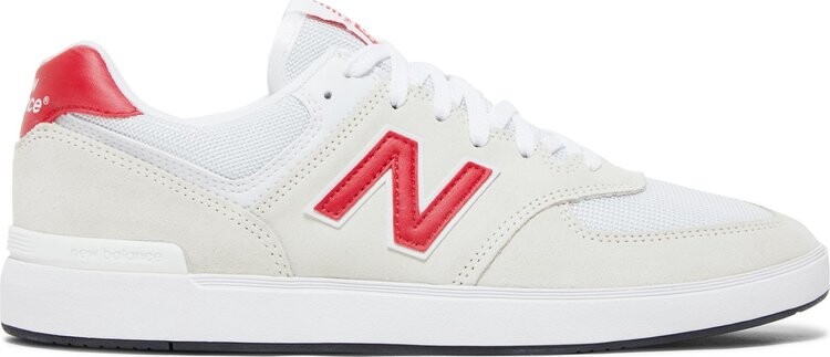 

Кроссовки New Balance 574, белый/красный