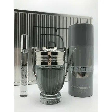 Набор мужской парфюмерный Invictus Paco Rabanne, 3 предмета