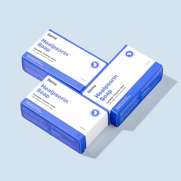 Мыло от псориаза, угрей и экземы, 100 г Dermz Healpsorin soap — фото 4