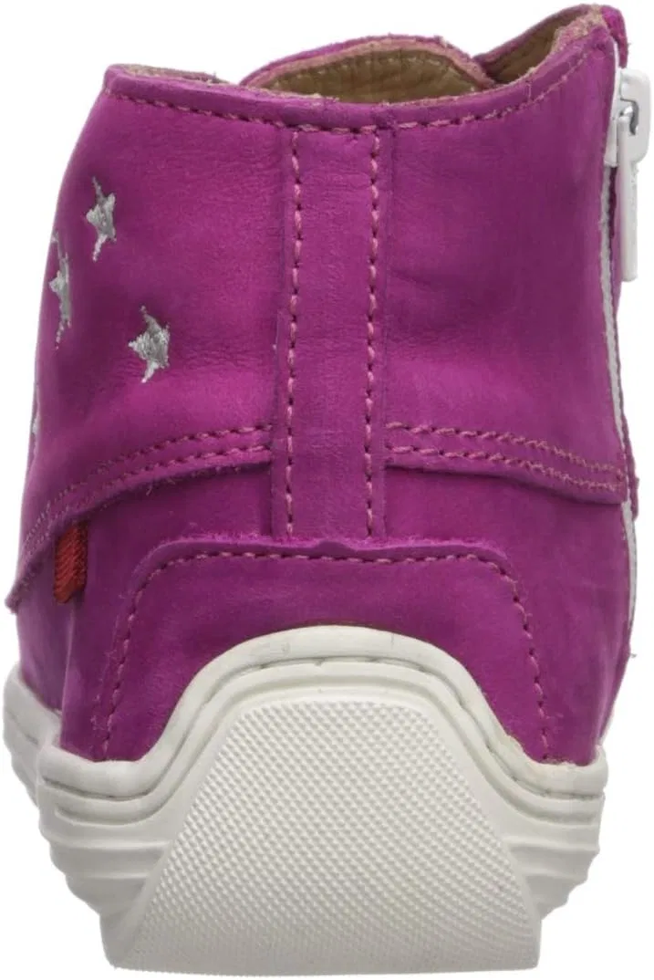 Детские ботинки для девочек с вышивкой-звездой Marc Joseph New York, Pink Nubuck — фото 3