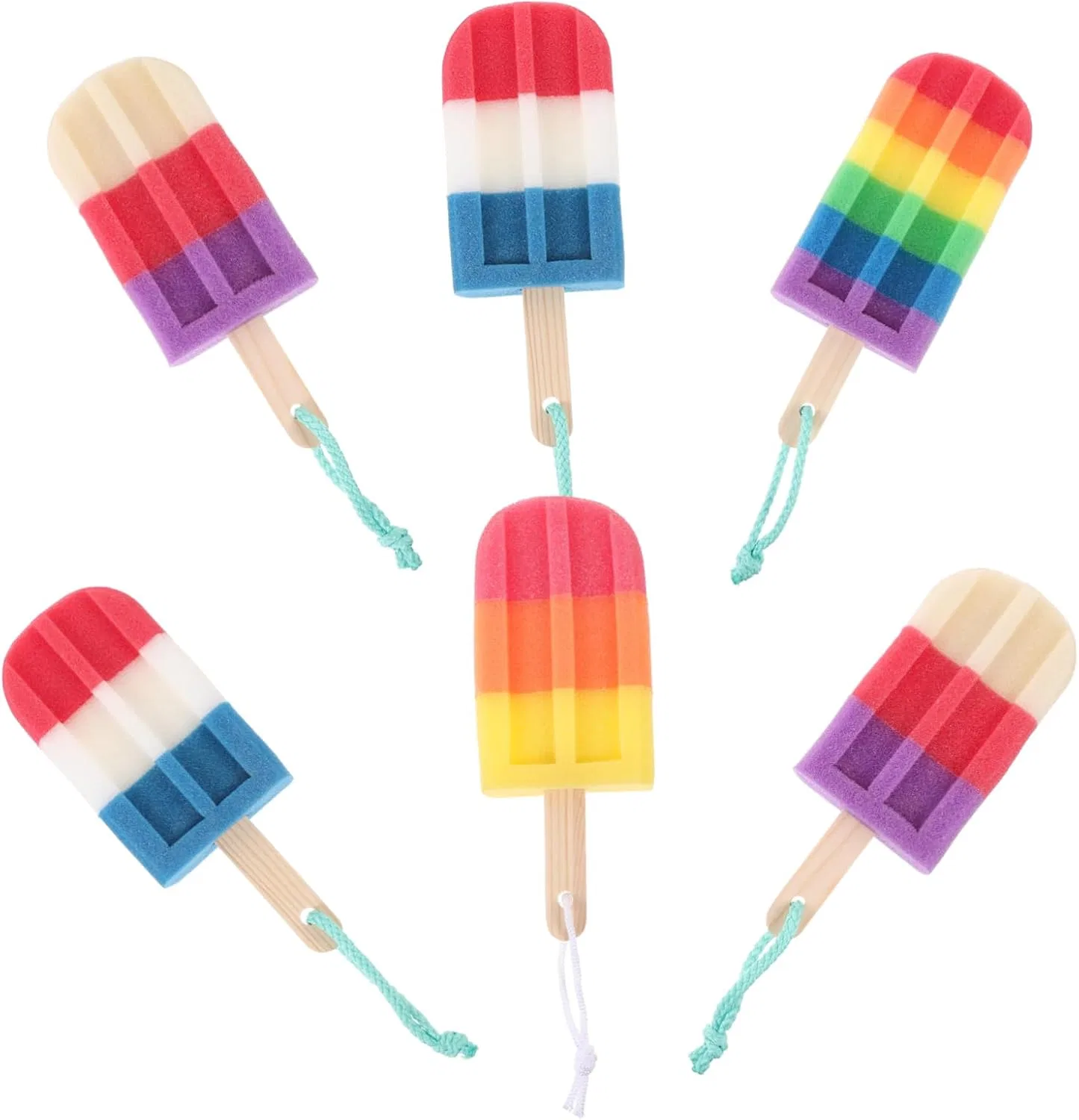 Мочалка для душа Ice Cream, Hoement, набор 18 шт, 270 г — фото 2